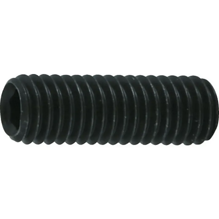 【CAINZ-DASH】トラスコ中山 六角穴付止めねじ 平先 黒染め M5×6 80本入 B63-0506【別送品】