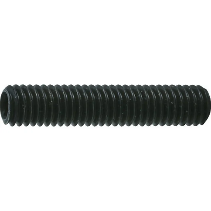 【CAINZ-DASH】トラスコ中山 六角穴付止めねじ 平先 黒染め M6×12 80本入 B63-0612【別送品】