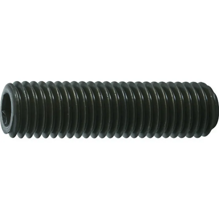 【CAINZ-DASH】トラスコ中山 六角穴付止めねじ 平先 黒染め M12×45 8本入 B63-1245【別送品】