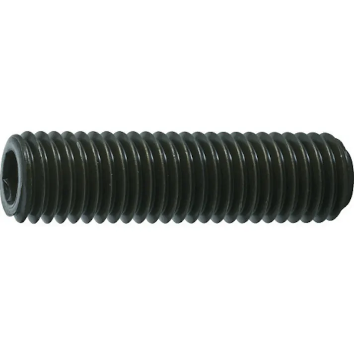 【CAINZ-DASH】トラスコ中山 六角穴付止めねじ 平先 黒染め M12×50 8本入 B63-1250【別送品】