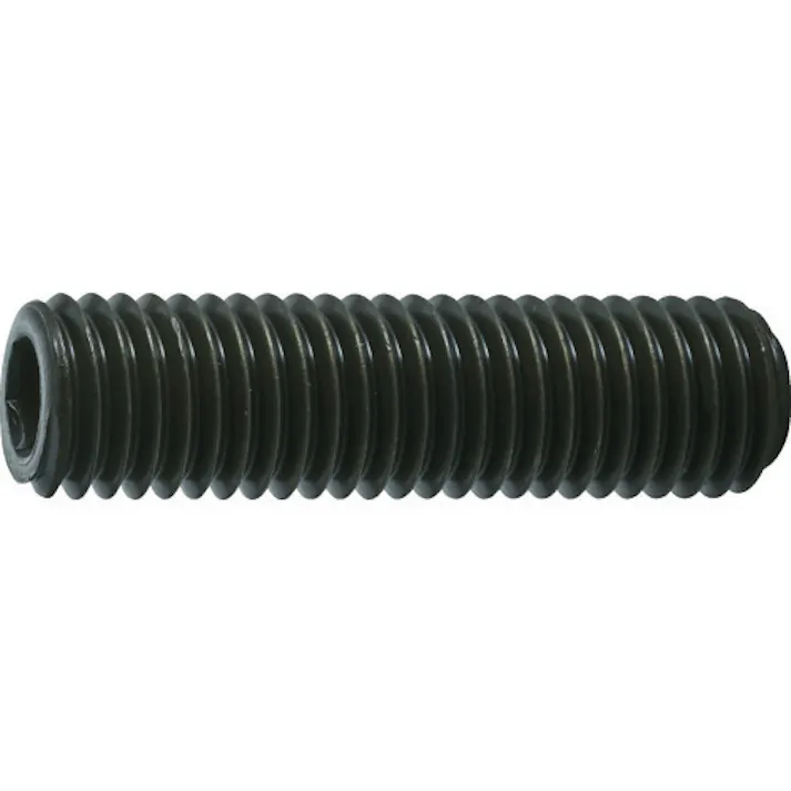 【CAINZ-DASH】トラスコ中山 六角穴付止めねじ 平先 黒染め M14×45 4本入 B63-1445【別送品】