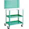 【CAINZ-DASH】トラスコ中山 ツールワゴン バーディーワゴン 上部パンチングパネル 天板仕様 600×400×1352 ヤンググリーン BDW-P972T-YG【別送品】