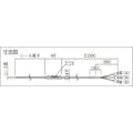 【CAINZ-DASH】トラスコ中山 温度センサー　Ｐｔ１００Ω測温抵抗体　１．６ｍｍＸ１５０ｍｍ OSPT-16150Y【別送品】