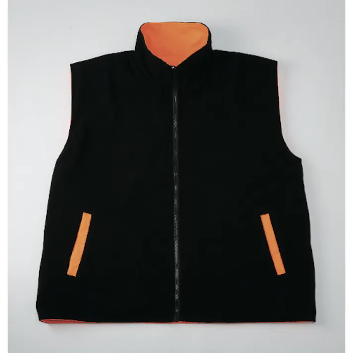 【CAINZ-DASH】トラスコ中山 フリース付安全ベスト LED付 オレンジ TFABL-O【別送品】