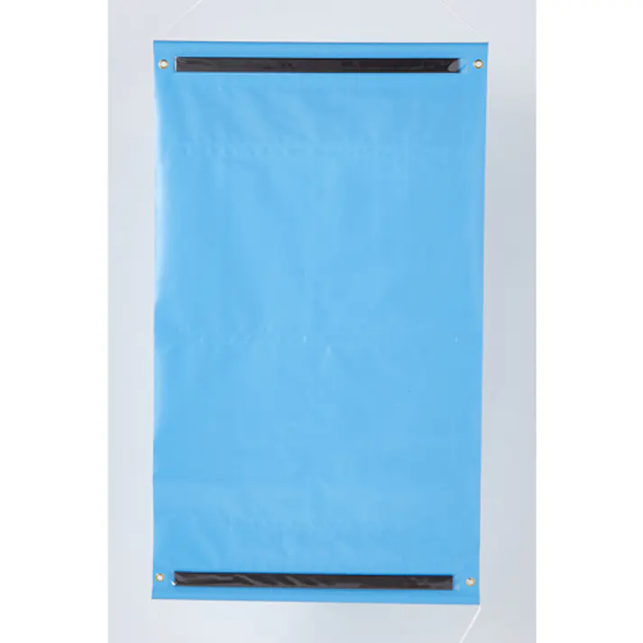 【CAINZ-DASH】トラスコ中山 ターポリン掲示板 A4タテ型ポケット4個付 980X570 青 TPK-A44T【別送品】