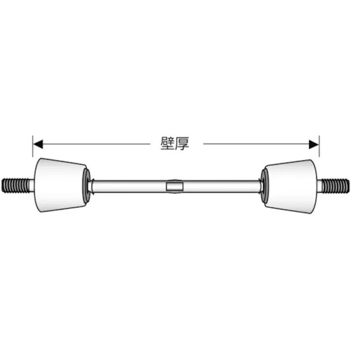 【CAINZ-DASH】トラスコ中山 W3/8 セパレーター B型 100mm 10本入 SPB-100-W3/8【別送品】