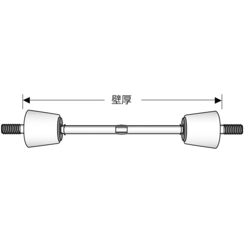 CAINZ-DASH】トラスコ中山 Ｗ３／８ セパレーター Ｂ型 ８００ｍｍ