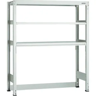 【CAINZ-DASH】トラスコ中山 スチールラック M3型中量棚 下段開放型 W900XD571XH1800 3段 連結 M3-SB6363B【別送品】