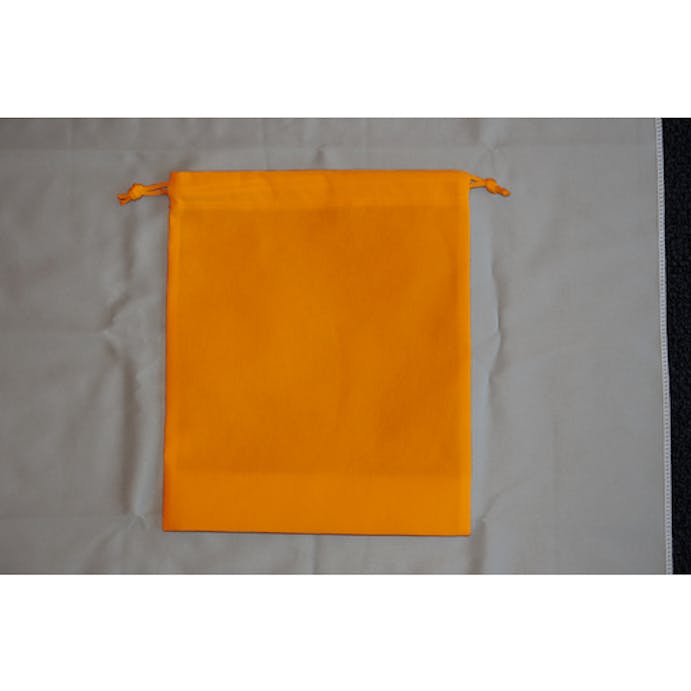 【CAINZ-DASH】トラスコ中山 不織布巾着袋　Ｂ５サイズ　マチあり　オレンジ　１０枚入 HSB5-10-OR【別送品】
