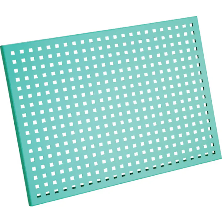 【CAINZ-DASH】トラスコ中山 ツールワゴン イーグル バーディワゴン用 上部パンチングパネル 600X400 ヤンググリーン EGW-PN600T-YG【別送品】