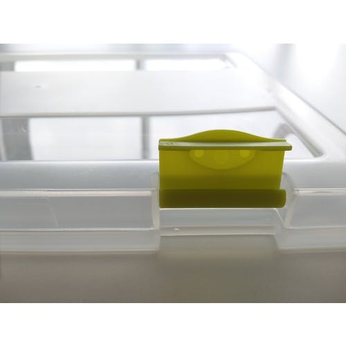 CAINZ-DASH】トラスコ中山 書類ケース A4 クリア（持ち手色ブルー