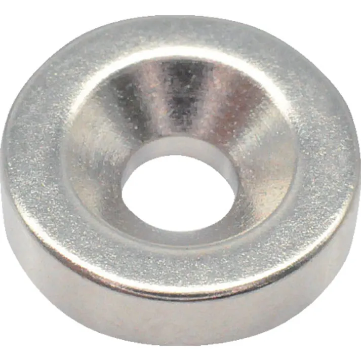 【CAINZ-DASH】トラスコ中山 ネオジム丸形磁石 皿ねじ穴付 外径11mm×3mm M3 1個入 T11R03-M3【別送品】