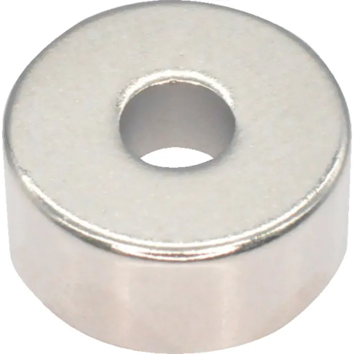 【CAINZ-DASH】トラスコ中山 ネオジム丸形磁石 皿ねじ穴付 外径11mm×5mm M3 1個入 T11R05-M3【別送品】