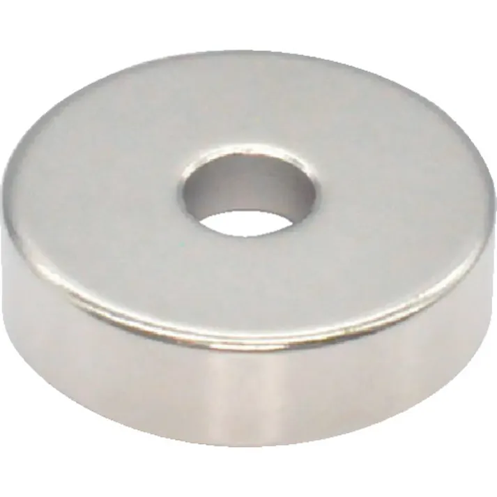 【CAINZ-DASH】トラスコ中山 ネオジム丸形磁石 皿ねじ穴付 外径18mm×5mm M4 1個入 T18R05-M4【別送品】