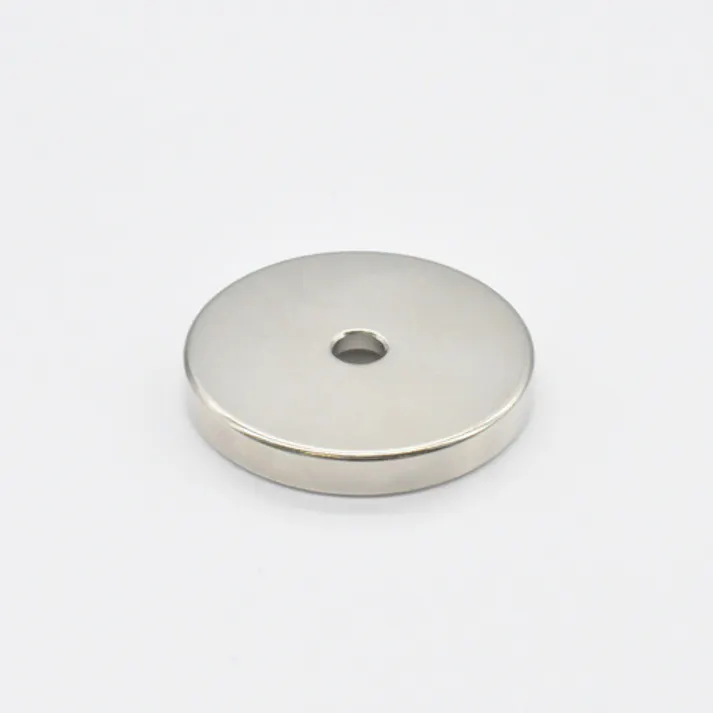 【CAINZ-DASH】トラスコ中山 ネオジム丸形磁石 皿ねじ穴付 外径35mm×5mm M5 1個入 T35R05-M5【別送品】