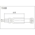 【CAINZ-DASH】トラスコ中山 平型端子用絶縁キャップ１１０型用　内径３．０Φタイプ　５０個入 ZCB110-3.0-50【別送品】