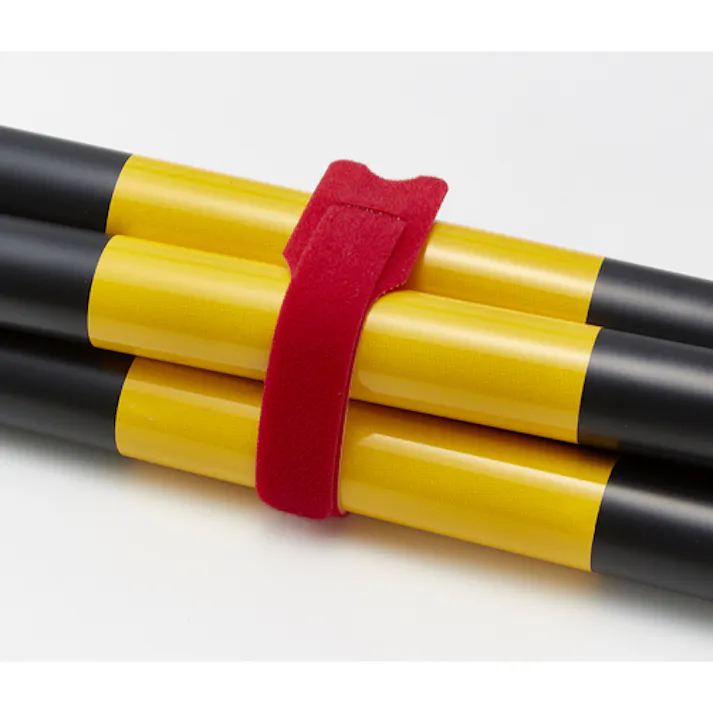 【CAINZ-DASH】トラスコ中山 マジックバンド ストラップ 40cm 黒 (4本入) MKS-3840-BK【別送品】