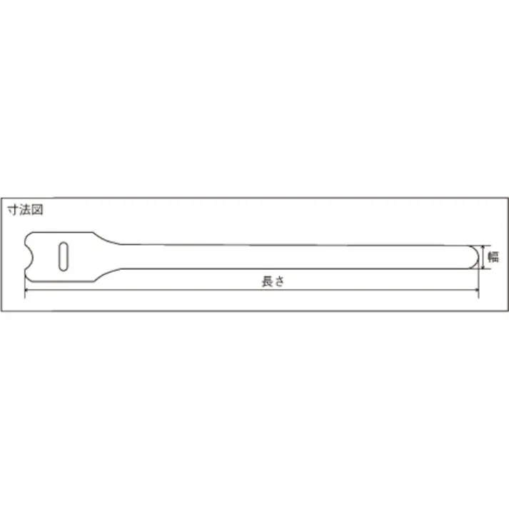 【CAINZ-DASH】トラスコ中山 マジックバンド ストラップ 40cm 黒 (4本入) MKS-3840-BK【別送品】