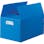 【CAINZ-DASH】トラスコ中山 ダンボールプラスチックケース　５枚セット　果物箱サイズ　取っ手穴なし　ブルー TDP-KMD-5B【別送品】
