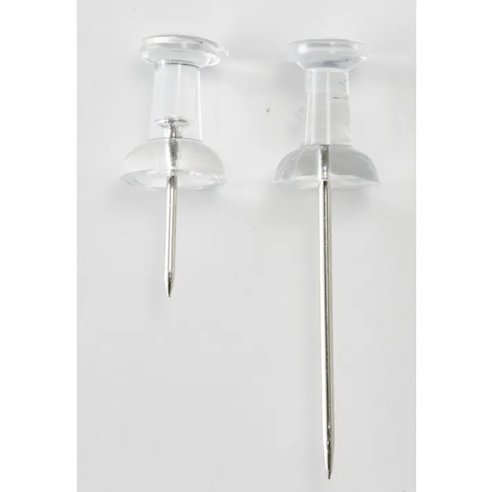 【CAINZ-DASH】トラスコ中山 ダルマピン 透明 50本入 T-DGB50-TM【別送品】