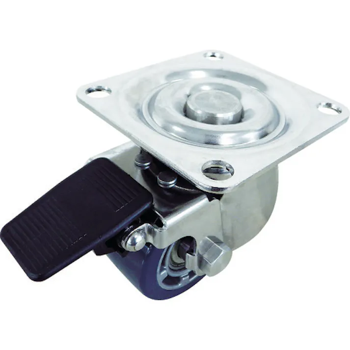 【CAINZ-DASH】トラスコ中山 キャスター 低床式重荷重用自在SP付ウレタン車65mm TYHSUB-65【別送品】