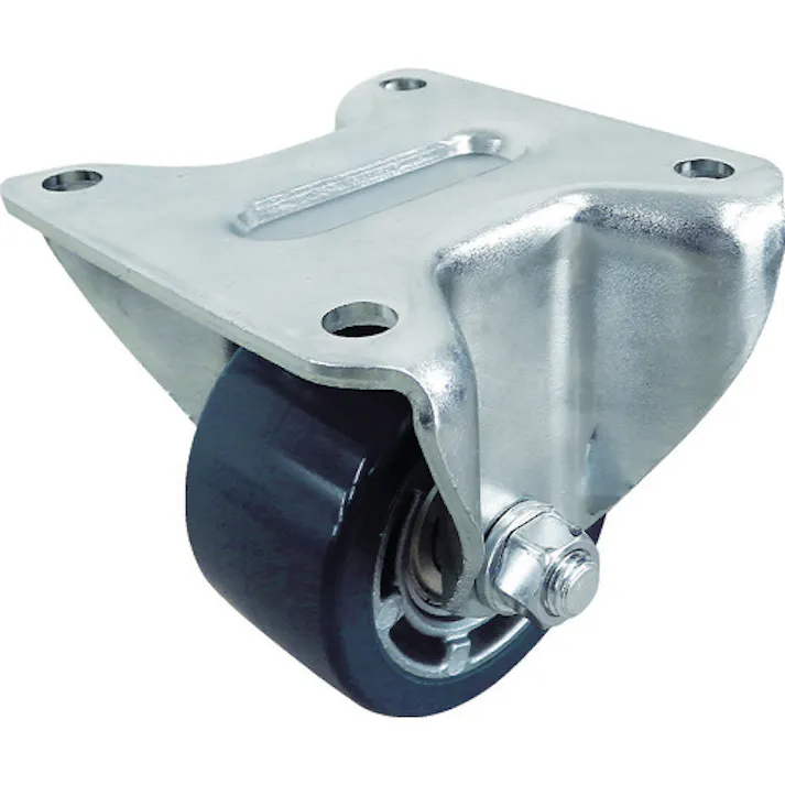 【CAINZ-DASH】トラスコ中山 キャスター 低床式 重荷重用 固定 ウレタン車50mm TYHSUK-50【別送品】