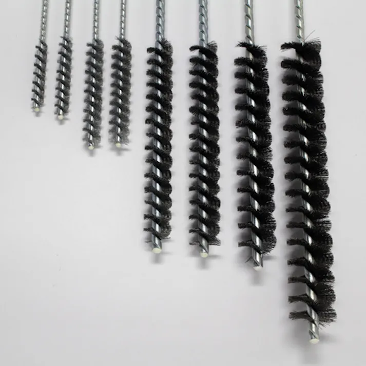 【CAINZ-DASH】トラスコ中山 六角軸スパイラルホールブラシ ワイヤー鋼線 24mm 下穴径 6HB-24-WB【別送品】