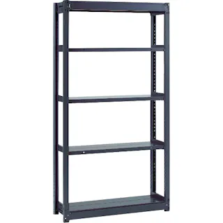 【CAINZ-DASH】トラスコ中山 軽量ボルトレス棚TSUG型 単体タイプ 942X490XH1800 TSUG100-63S-5-HBK【別送品】