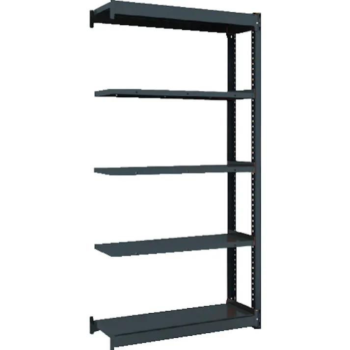 【CAINZ-DASH】トラスコ中山 軽量ボルトレス棚TSUG型 連結タイプ 900X340XH1800 TSUG100-63K-5B-HBK【別送品】