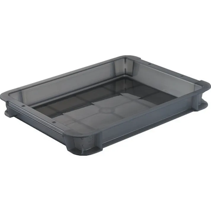 【CAINZ-DASH】トラスコ中山 スケルトンカラーコンテナ 3L 黒 TSK-3BK【別送品】