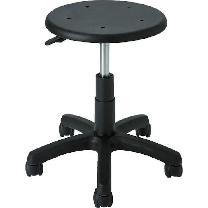 【CAINZ-DASH】トラスコ中山 導電チェア 背なし DCR-30BK【別送品】