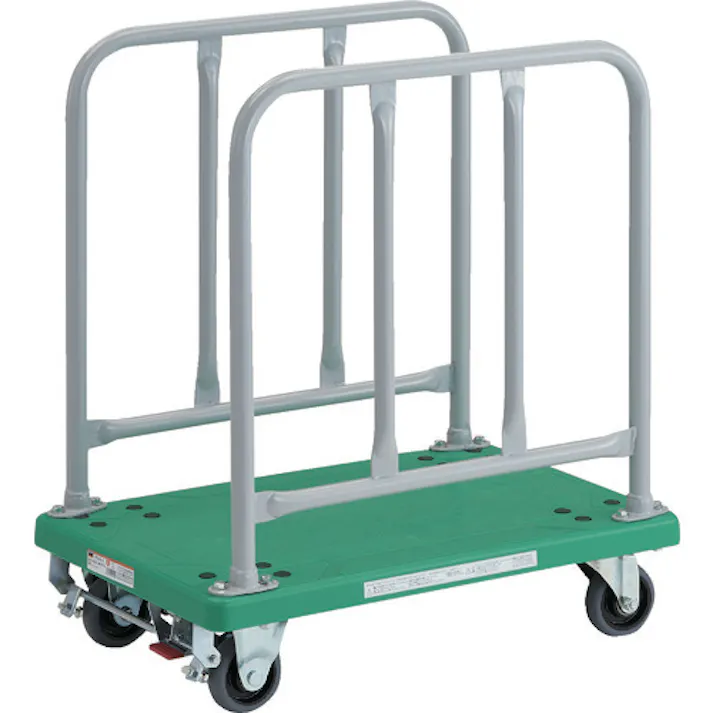 【CAINZ-DASH】トラスコ中山 グランカート サイドハンドル 718X468 ストッパー付 TP-710S【別送品】