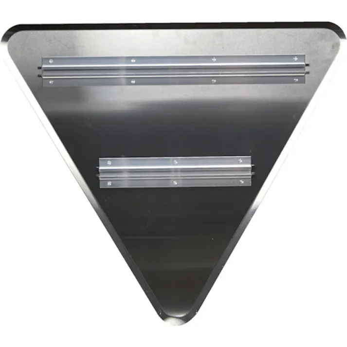 【CAINZ-DASH】トラスコ中山 規制標識 とまれSTOP アルミ 三角800mm T894-23B【別送品】