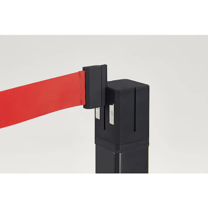 【CAINZ-DASH】トラスコ中山 ベルトパーテーション ブラック ベルトカラーブラック TABP-BK/BK【別送品】