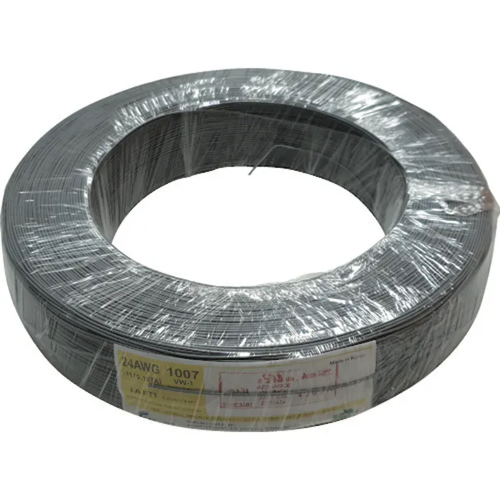 【CAINZ-DASH】トラスコ中山 【一時販売停止品】UL1007規格単芯電線 ホワイト16AWG【別送品】