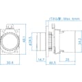 【CAINZ-DASH】トラスコ中山 押しボタンスイッチ　Φ２５　１ａ　黒 25P-1AM-BK【別送品】