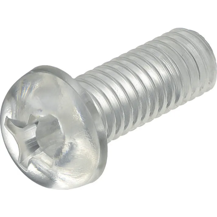 【CAINZ-DASH】トラスコ中山 ポリカーボネート(PC) 十字穴付ナベ小ネジ M4X15 50本入 BPC-PHM4X15【別送品】