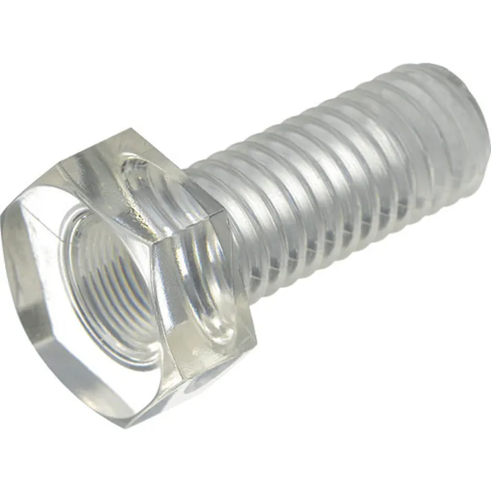 【CAINZ-DASH】トラスコ中山 ポリカーボネート(PC) 六角ボルト M6X10 50本入 BPC-BTM6X10【別送品】