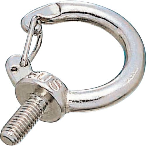 トラスコ中山 ステンレス フックアイボルト ねじ径W3/8(1個=1袋) TFIB-10W アイボルト(荷役金具) トラスコ中山 ステンレス フックアイボルト ねじ径W3/8(1個=1袋) TFIB-10W アイボルト(荷役金具)