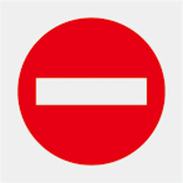 【CAINZ-DASH】トラスコ中山 マークステッカー 100×100 「立入禁止」マーク 透明地 赤文字 1枚入 TSN-100-M1-TMR【別送品】