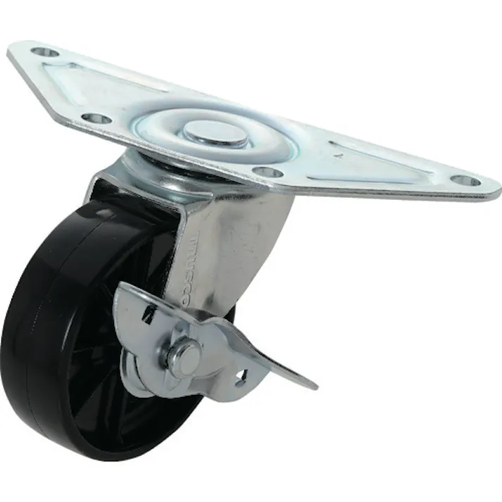 【CAINZ-DASH】トラスコ中山 コ-ナ-キャスタ-ナイロン 自在S付 100Φ TNCCB-100【別送品】