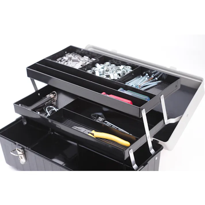 【CAINZ-DASH】トラスコ中山 樹脂製エンジニアBOX 420mm PE420BK【別送品】