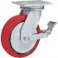 【CAINZ-DASH】トラスコ中山 重量キャスター 自在SP付 150MM 耐湿ウレタン車輪360KGF HR/HM150360PCI-TG-WB【別送品】