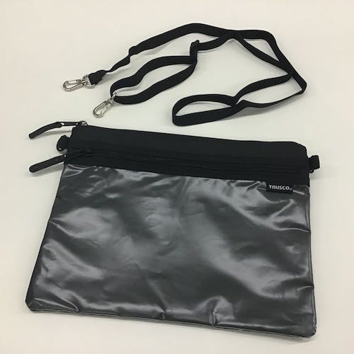 CAINZ-DASH】トラスコ中山 サコッシュ 200×280 黒色 SAC280BK