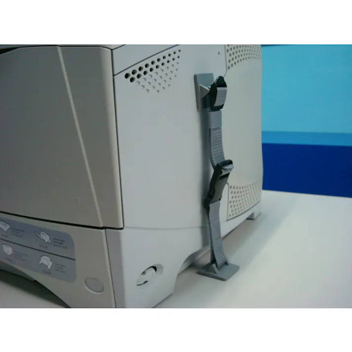 【CAINZ-DASH】トラスコ中山 転倒防止用品 卓上プリンターストッパーTKP(2本入) 本体寸法:幅41×長さ280×高さ18mm LM-402TKP【別送品】