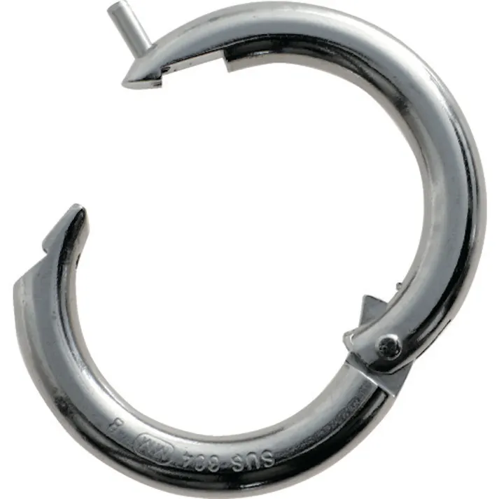 【CAINZ-DASH】トラスコ中山 リング ステンレス ピン止めチェーンキャッチ 線径8mm 内径35mm TCC-8【別送品】