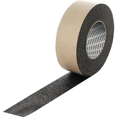 【CAINZ-DASH】トラスコ中山 ノンスリップテープ屋内外用　平滑面強粘着タイプ　５０ｍｍＸ１８ｍ　黒【別送品】