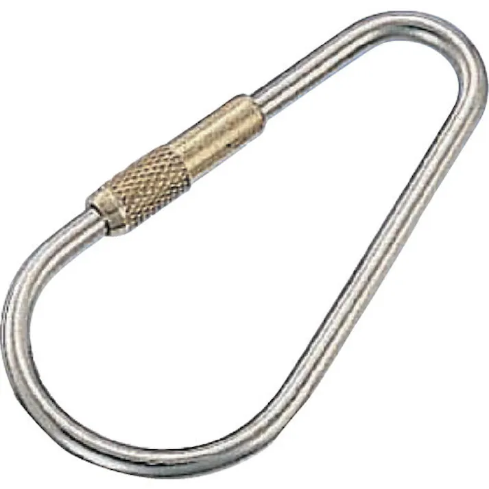 【CAINZ-DASH】トラスコ中山 ステンレス ナス型リングキャッチ 真鍮ナットタイプ 線径3mm 長さ60mm(1個入) TNRC-3【別送品】