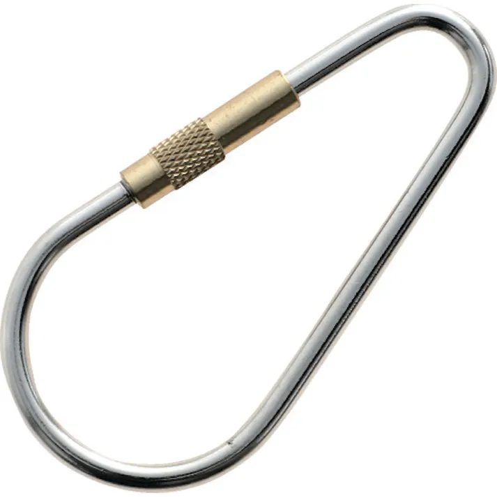 【CAINZ-DASH】トラスコ中山 ステンレス ナス型リングキャッチ 真鍮ナットタイプ 線径3mm 長さ60mm(1個入) TNRC-3【別送品】