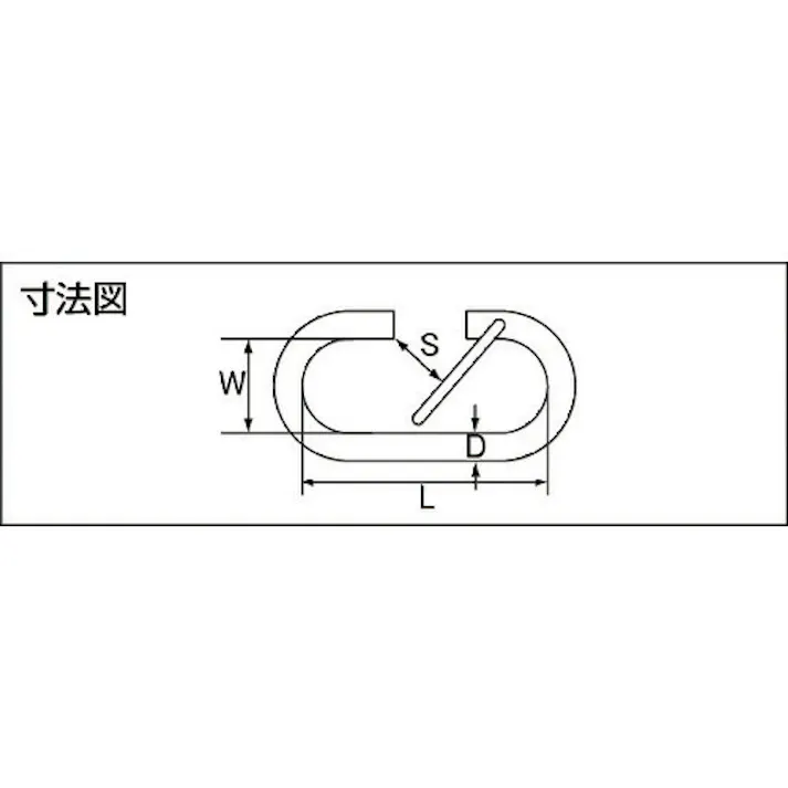 【CAINZ-DASH】トラスコ中山 O型フック ロープタイプ ステンレス製 7mm (1個=1袋) TOF-7R【別送品】